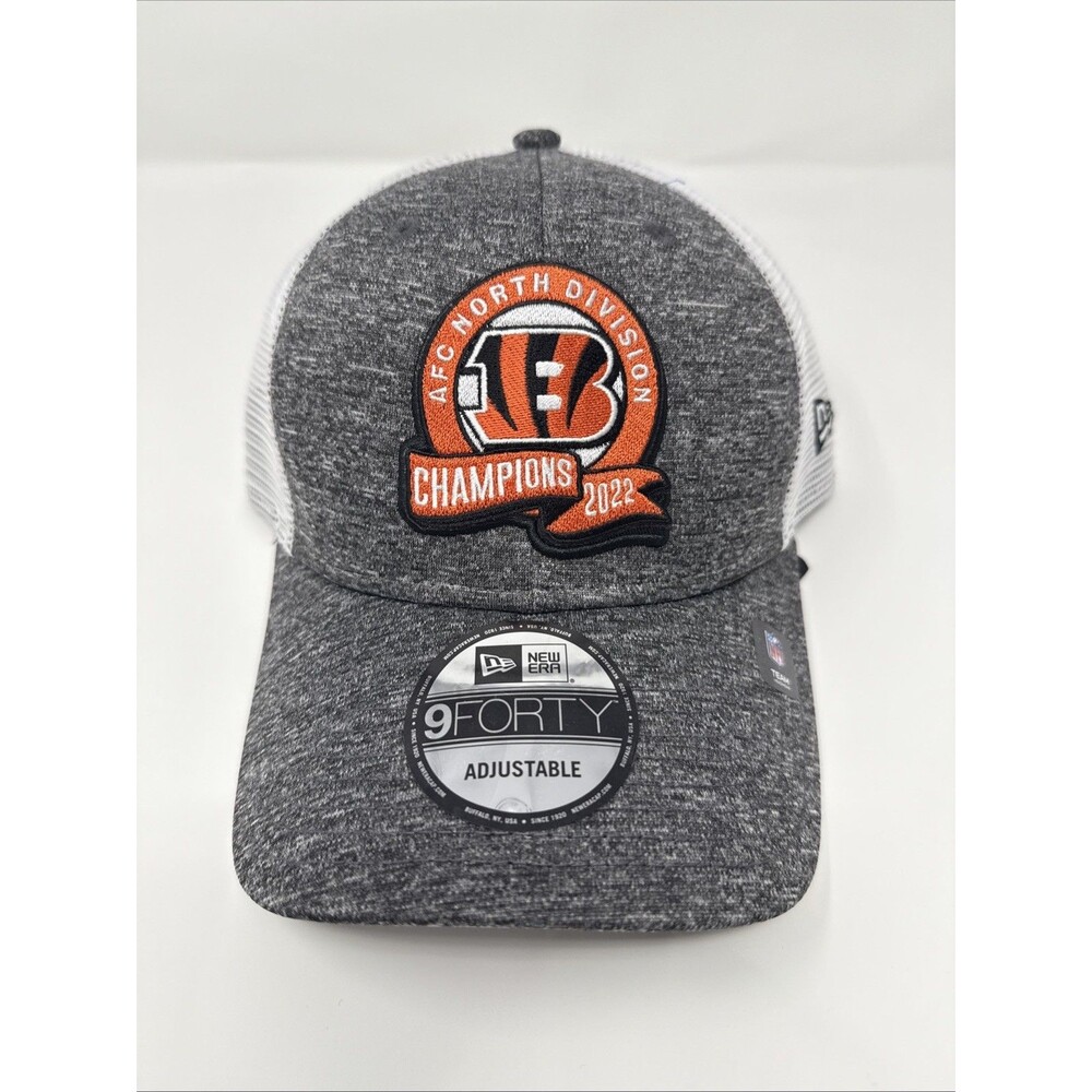 Cincinnati Bengals Cap New Era SnapBack 2022 AFC North Champs Black/Orange Hat